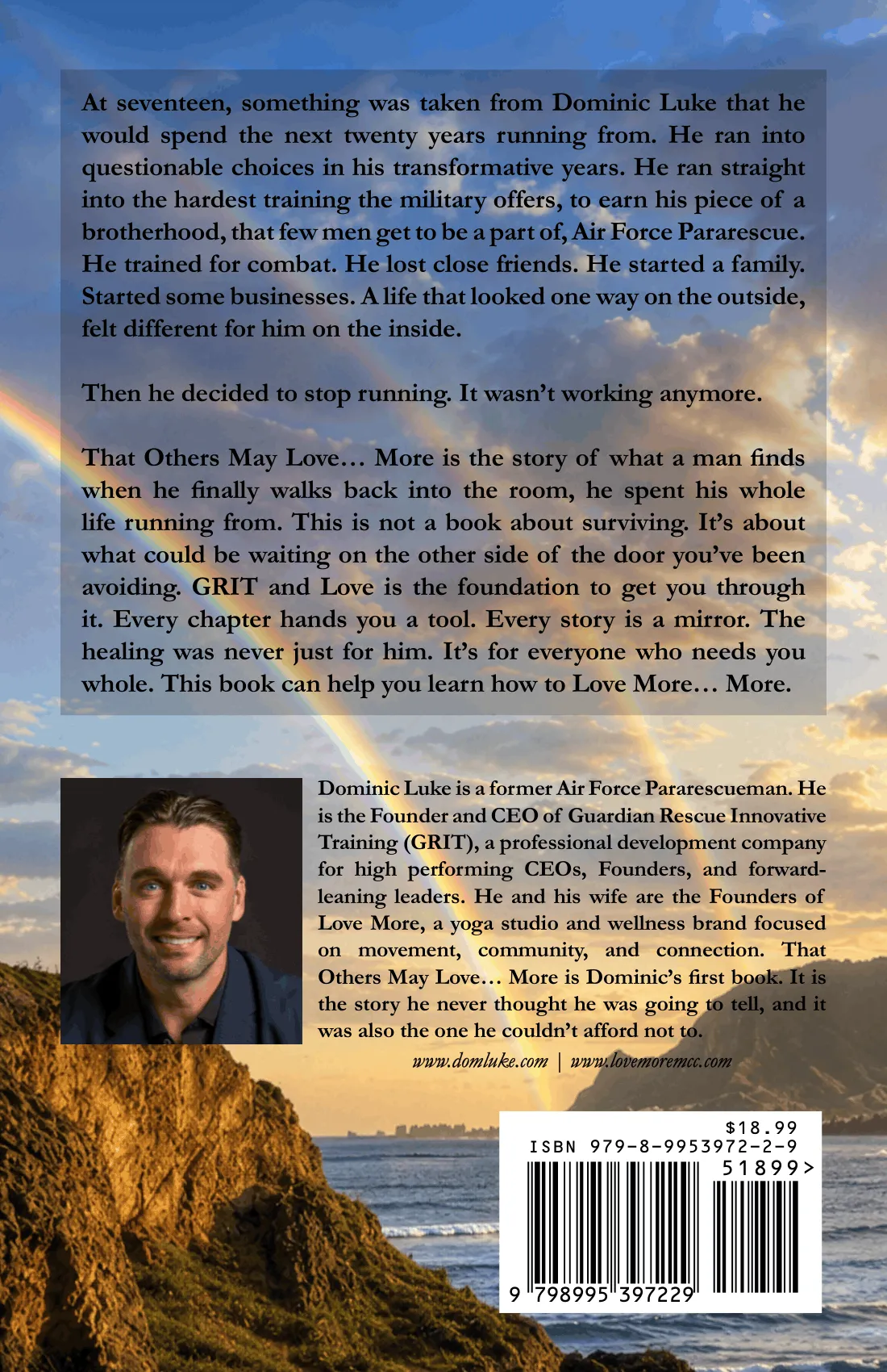 Back cover of That Others May Love... More by Dominic Luke